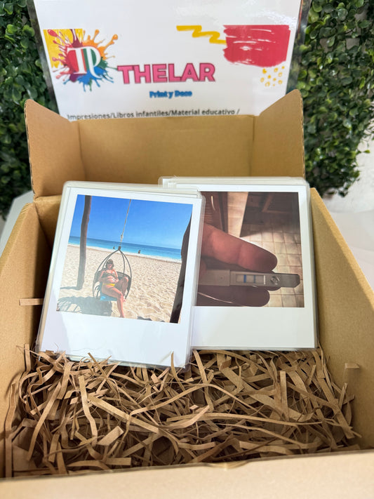 Fotos Polaroid 6 x 6 cm Plastificadas