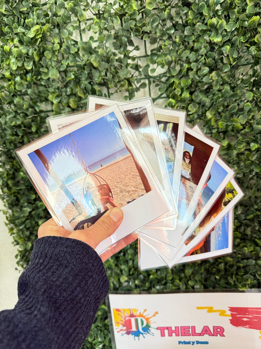 Fotos Polaroid 6 x 6 cm Plastificadas