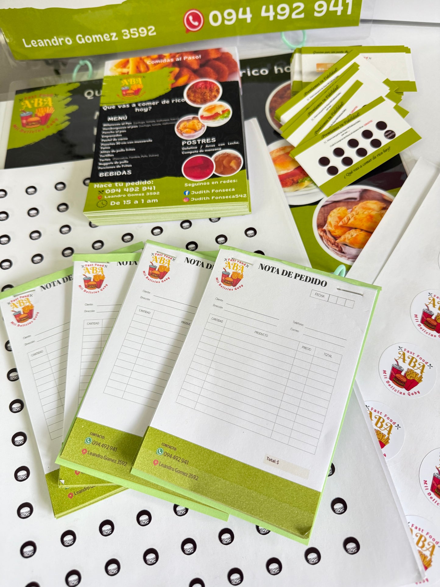 Notas de Pedido Personalizadas